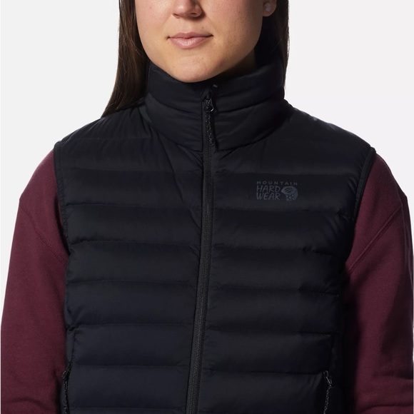 Mountain Hardwear Deloro Down Vest (Black) - Picture 3 of 12